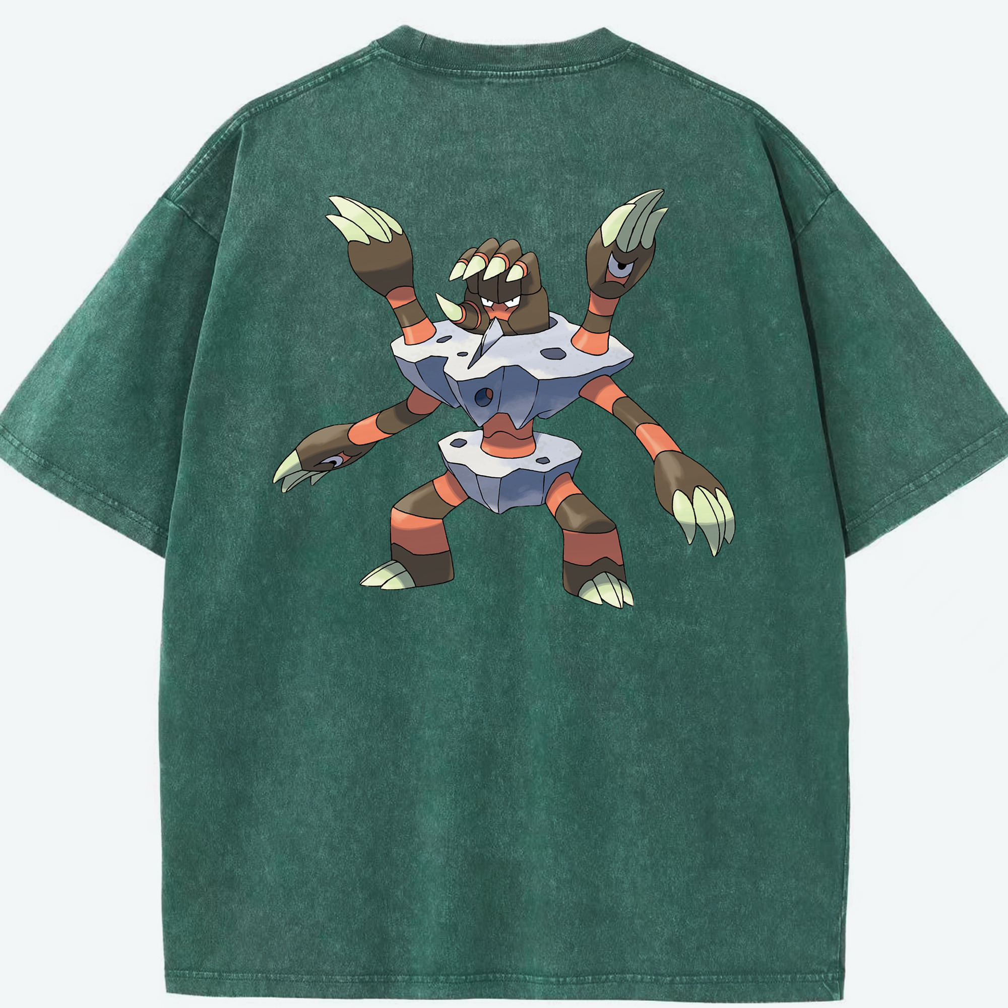 （画像用） ポケットモンスター Pokémon 綿100% ヴィンテージ風 半袖Tシャツ（背面プリント）